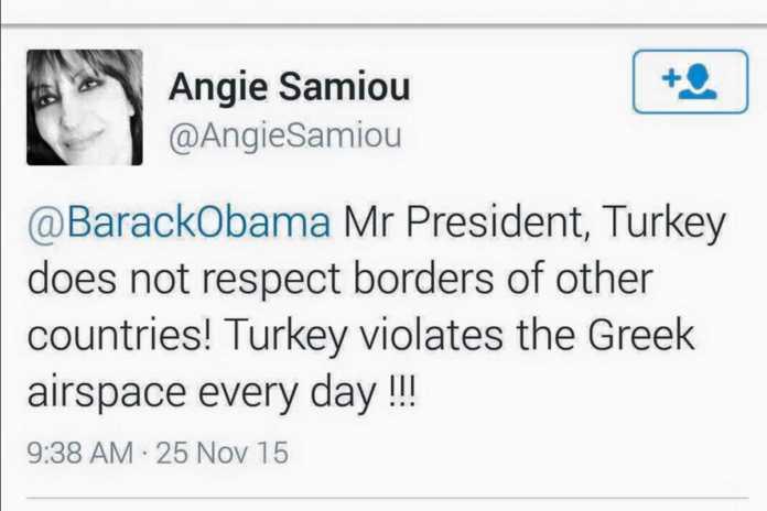H Άντζι Σαμίου έστειλε tweet στον Ομπάμα!