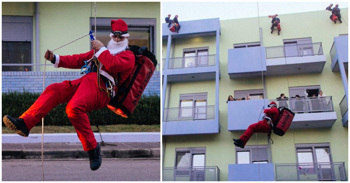 Έλληνες πυροσβέστες και ο Άγιος Βασίλης πήγαν στην Ογκολογική Μονάδα Παίδων και Συγκίνησαν το πανελληνιο