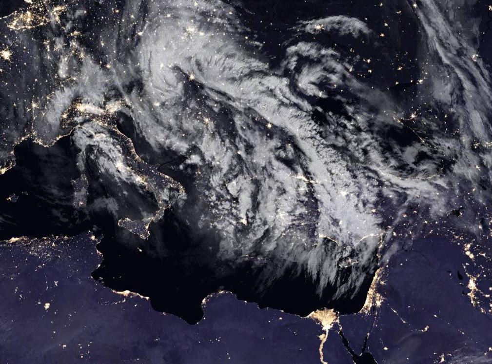 Δείτε την τελευταία δορυφορική εικόνα της Ελλάδας και της Κύπρου, από τη NASA