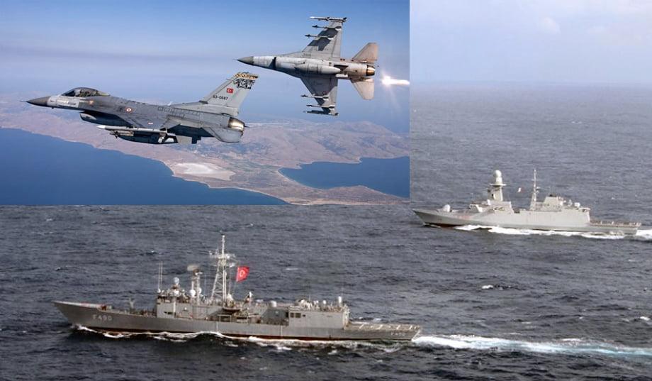 Ο μισός Τουρκικός στόλος σε Αιγαίο και Νότια της Κρήτης