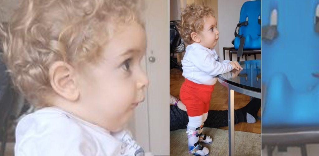 Συγκλονιστικό βίντεο: Ο μικρός Παναγιώτης Ραφαήλ στέκεται για πρώτη φορά στα πόδια του