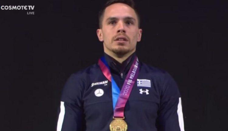 Η Συγκίνηση Του Λευτέρη Πετρούνια Στο Άκουσμα Του Εθνικού Ύμνου Στη Μελβούρνη