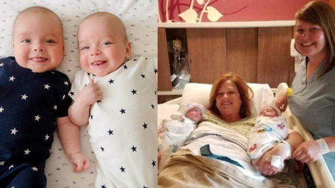 42χρονη μάνα γέννησε τα δίδυμα της κόρης της που έπασχε από καρκίνο