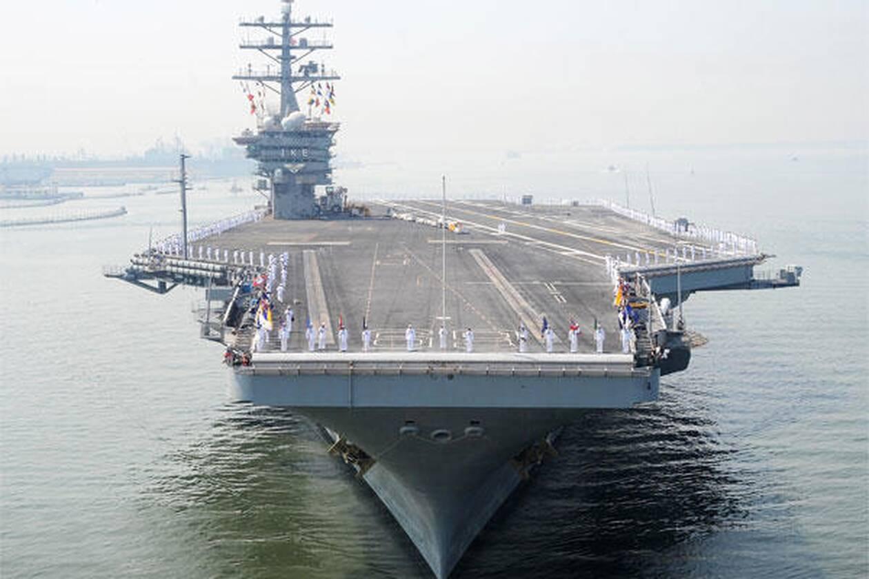 Το αμερικανικό πυρηνοκίνητο αεροπλανοφόρο Αϊζενχάουερ (CVN-69)