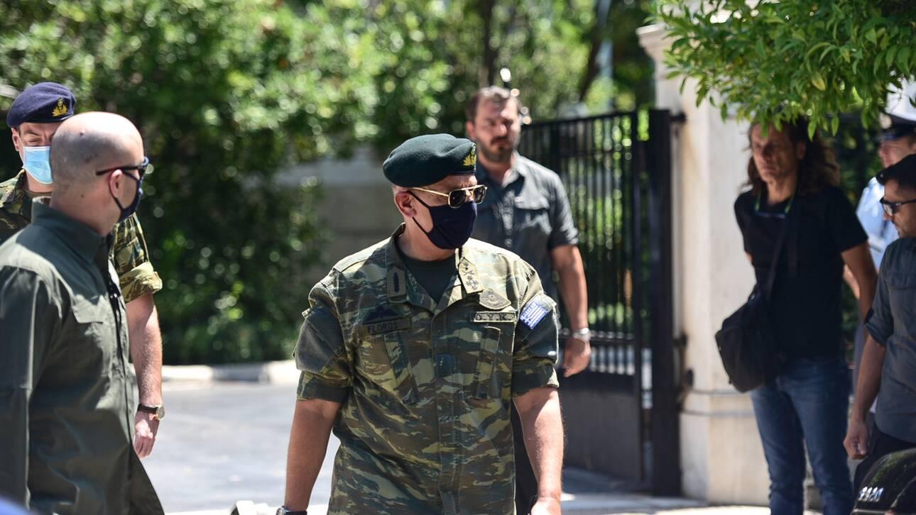 Στο Μαξίμου ο ΑΓΕΕΘΑ Κωνσταντίνος Φλώρος - Συναντήθηκε με Μητσοτάκη