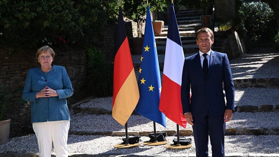 merkel_macron__2_ Στήριξη από Μέρκελ - Μακρόν: Να διαφυλαχθεί η σταθερότητα και ο σεβασμός του Δικαίου στην Ανατολική Μεσόγειο