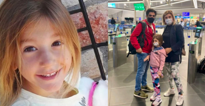 Μικρή Αναστασία: Ξεκίνησε το ταξίδι ελπίδας της 7χρονης με καρκίνο εγκέφαλου για την Αμερική