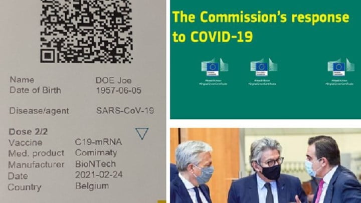 Πιστοποιητικό εμβολιασμού. Ευρωπαϊκό Ψηφιακό Πιστοποιητικό COVID-19