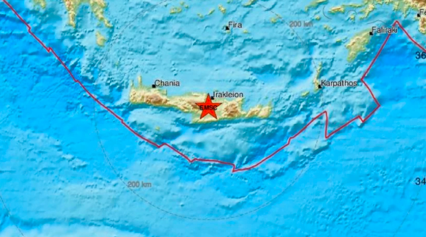 Σεισμός στην Κρήτη