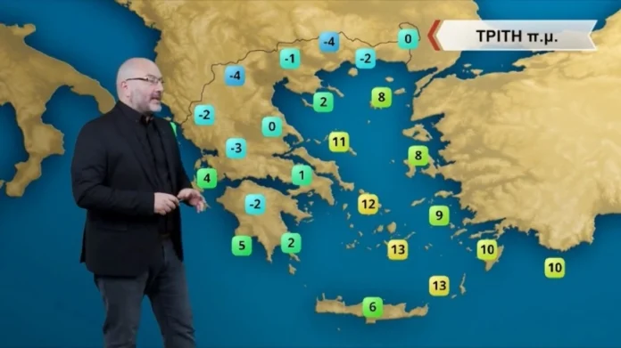 kairos-xionia-1 Καιρός – Σάκης Αρναούτογλου: Έρχεται η ψυχρή εισβολή με εντυπωσιακή πτώση της θερμοκρασίας – Πού θα χιονίσει