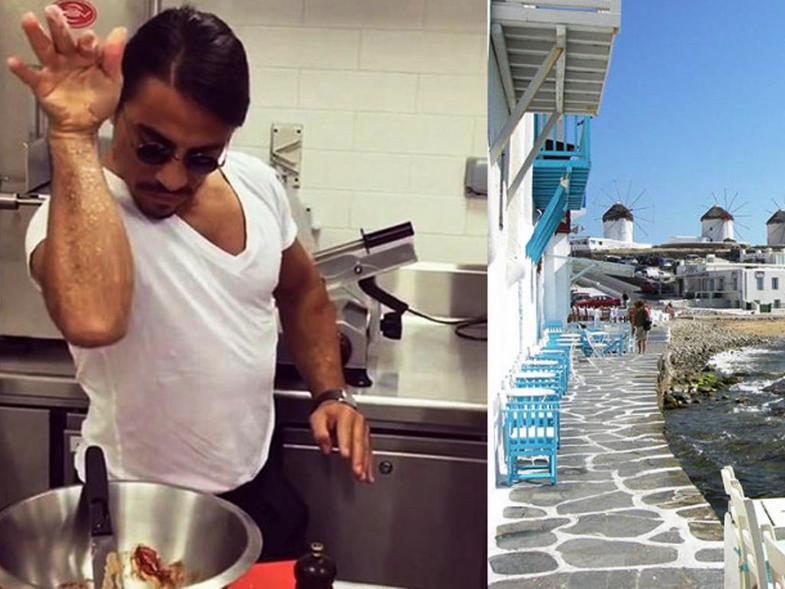 Λουκέτο στο μαγαζί του Salt Bae στη Μύκονο επειδή δεν έκοβε αποδείξεις
