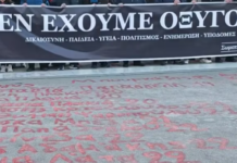 «Δεν έχουμε οξυγόνο»: Παρέμβαση με πανό για τα Τέμπη στη Βουλή «Δεν έχουμε οξυγόνο»: Παρέμβαση με πανό για τα Τέμπη στη Βουλή