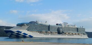 Κρουαζιέρα «Princess Sun»: Άνοιξε η θερινή σεζόν στη Σούδα Χανίων με 4.000 επιβάτες