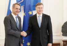 Μητσοτάκης-Ντομπρόβσκις: Σοβαρή συζήτηση για ελληνικό χρέος & κρίση στη Μ.Ανατολή