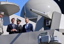 Μητσοτάκης-Μακρόν: Επιθεώρηση της Πρώτης Φρεγάτας Νέας Γενιάς «Κίμων» στην Ελλάδα