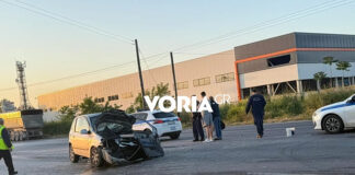 Θεσσαλονίκη: Σφοδρή σύγκρουση φορτηγού με ΙΧ – Τραυματίας στο νοσοκομείο