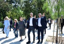 Μητσοτάκης στη Βασιλίσσης Όλγας: «Χαίρομαι για την αναγνώριση του έργου»