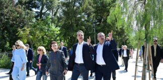 Μητσοτάκης στη Βασιλίσσης Όλγας: «Χαίρομαι για την αναγνώριση του έργου»