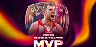 Βεζένκοφ: MVP της σεζόν 2025-26, μια ιστορική διάκριση για τον Ολυμπιακό!