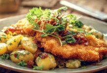 Σνίτσελ Κοτόπουλο & Γερμανική Πατατοσαλάτα: Η Απόλυτη Επιλογή για Οικογενειακό Γεύμα