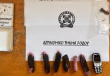 Ρόδος: Νέα δικογραφία για κρατούμενο μετά τον εντοπισμό ναρκωτικών
