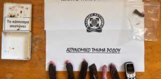 Ρόδος: Νέα δικογραφία για κρατούμενο μετά τον εντοπισμό ναρκωτικών