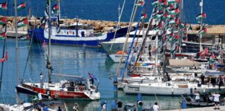 Συγκρατημένη η Αθήνα: Μεταφορά ακτιβιστών μετά τον έλεγχο του στολίσκου