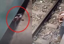 Συγκλονιστική θυσία: Πατέρας σώζει το βρέφος του καλύπτοντάς το από τρένο
