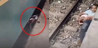 Συγκλονιστική θυσία: Πατέρας σώζει το βρέφος του καλύπτοντάς το από τρένο