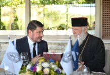 Χαρδαλιάς: Γεύμα Εργασίας με Αρχιεπίσκοπο & Ιερά Σύνοδο για Εθνικά Θέματα