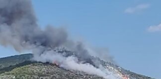 Φωτιά στο Σπαθοβούνι Κορινθίας: Συναγερμός 112 – Οι πολίτες σε ετοιμότητα