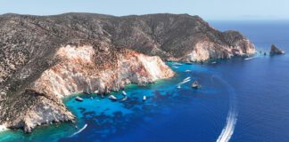 Πολύαιγος: Η άγρια ομορφιά των Κυκλάδων στο πιο κρυστάλλινο μπλε