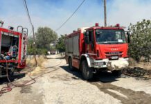 Φωτιά τώρα σε δάσος στο Κερασοχώρι Αγράφων, μόνο επίγειες δυνάμεις στο σημείο