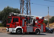 Φωτιά στο καταφύγιο Πρώτης Σερρών: Δύσκολη μάχη με δυσπρόσιτο έδαφος