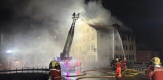 Ελβετία: Φωτιά σε κτίριο, 5 αγνοούμενοι, σοβαρότατες υλικές ζημιές