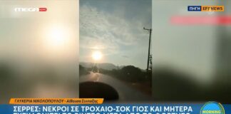 Σοκ στις Σέρρες: Μητέρα και γιος νεκροί σε τροχαίο – Συναγερμός από βίντεο εντός φορτηγού