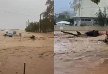 Κακοκαιρία: Στο έλεος της πλημμύρας Νότιο Πήλιο, Σκιάθος και Σύμη – Εικόνες καταστροφής